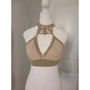 Handmade Knit Crochet Top